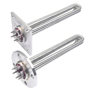 模温机加热管380V大功率法兰发热管导热油水箱电锅炉油温机电热管