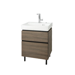 TOTO浴室柜LBEA060落地挂墙小户型60CM陶瓷洗脸台盆柜家用(06-C)