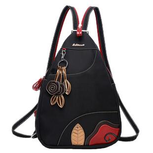 牛津布双肩包女韩版潮防泼水尼龙轻便旅行背包简约防盗时尚妈咪包