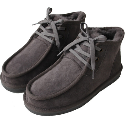 雪地靴保暖低帮羊皮毛一体冬季