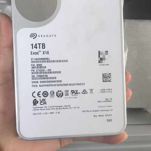 溢价-希捷seagateExosX1814TBSAS接口