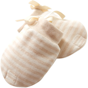 新生儿婴儿防抓脸手套吃手小月龄宝宝a类纯棉可啃咬初生0到3个月6