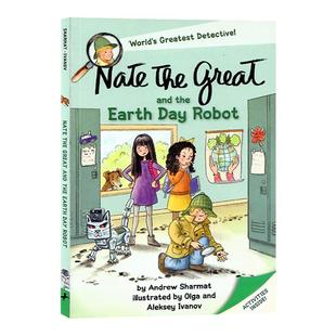 大侦探内特之地球日机器人 Nate the Great and the Earth Day Robot 英文原版 汪培珽书单 蓝思 (Lexile) 阅读分级 530L