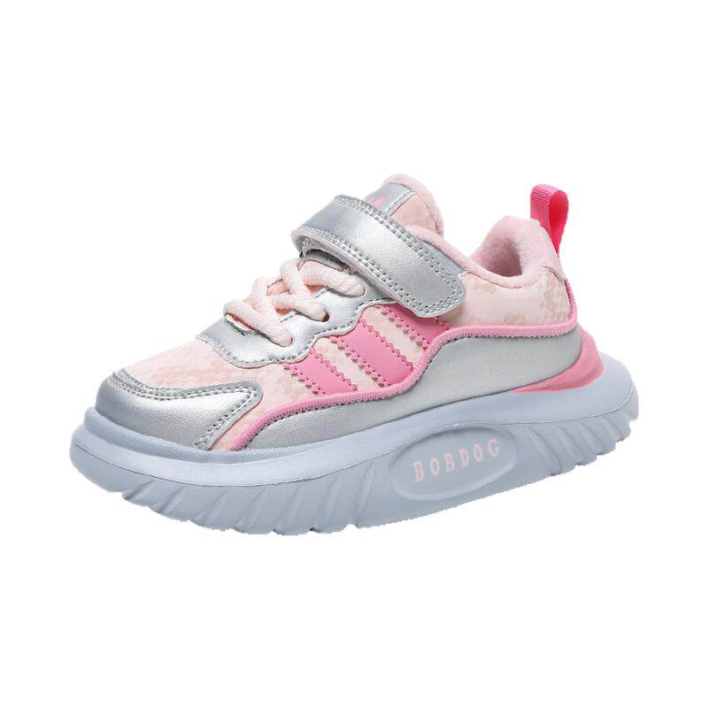 巴布豆女童板鞋秋冬季二棉运动鞋