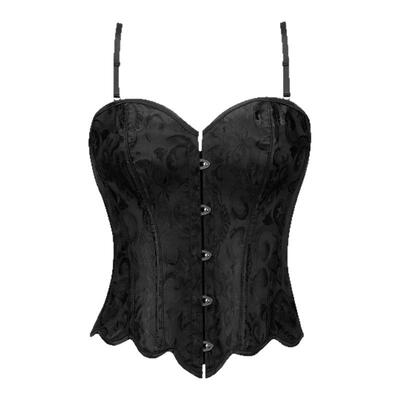 单排扣外穿鱼骨胸衣背心绑带宫廷