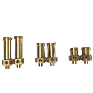 猛火炉头改装配件火芯五腔火芯喷嘴燃气灶配件七腔九腔猛火灶铜头