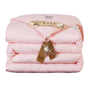 孩子他爸加厚丝棉被芯冬天盖的保暖秋冬棉被全棉被子冬被春秋特价