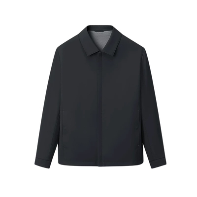 海澜之家牛奶丝商务行政夹克