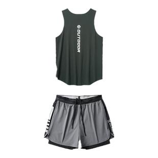 运动田径短裤男速干跑步专业马拉松三分裤内衬防走光健身体育训练