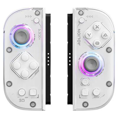 买就送握把】AOLION澳加狮J20/30手柄适用Switch1/2手柄JoyCon分体手柄NS2代左右手柄HD震动宏编程无线蓝牙