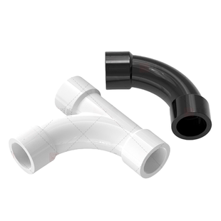 UPVC大角度月弯水泵上水顺水三通 Y型羊角三通 人字三通20 25 32