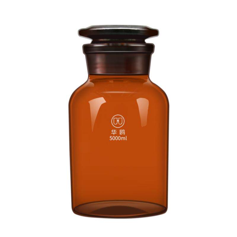 玻璃试剂瓶磨砂口透明棕色样品瓶