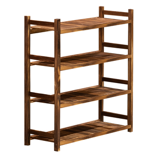 火锅店菜架子商用饭店多层放菜摆配菜蔬菜备餐厨房专用实木置物架