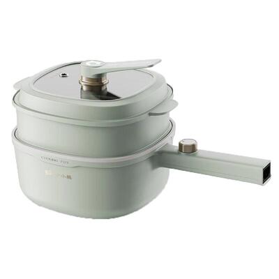 小熊陶瓷油不沾锅电煮锅3L家庭装