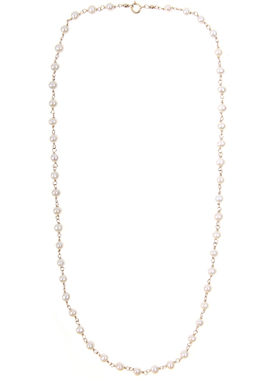 KREAM原创14k包金天然珍珠项链