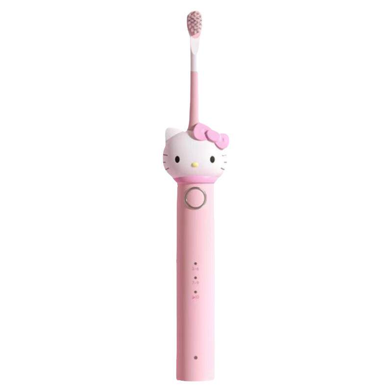 亿觅Hello kitty声波USB充电多功能电动牙刷宝宝口腔清洁牙齿敏感