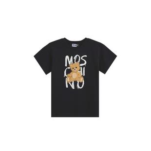 【新年特享5折起】Moschino/莫斯奇诺 儿童泰迪熊印花棉质连衣裙