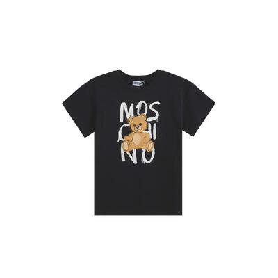 Moschino/莫斯奇诺 儿童泰迪熊印花棉质连衣裙