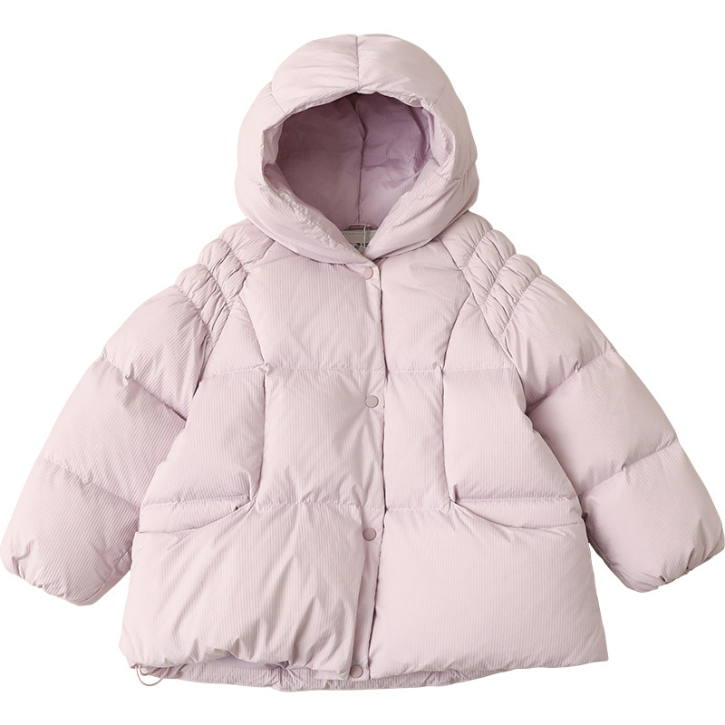 女童羽绒服中长款2025冬季新款加厚儿童羽绒服中大童装外套C4182