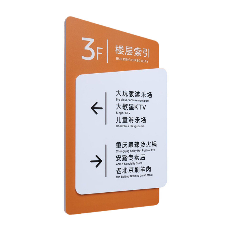 酒店楼层索引牌商超导视牌订做