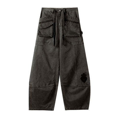 先验ODVAHA之心弯刀做旧工装裤