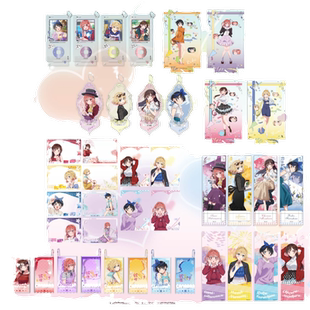 漫库正版周边租借女友镭射票钥匙扣挂件水原千鹤七海麻美