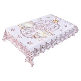 工厂直销欧式餐桌布防水防油防烫PVC桌布烫金家用长方形台布免洗