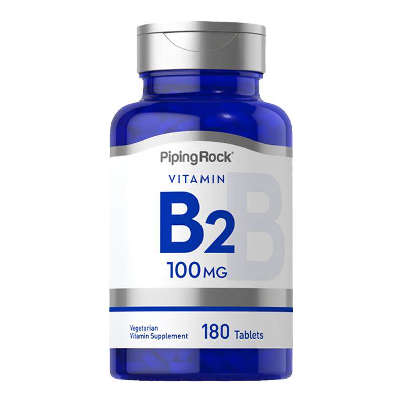 维生素B2胶囊（核黄素）维b2 维他命B2片男女美国天然烟酰胺进口