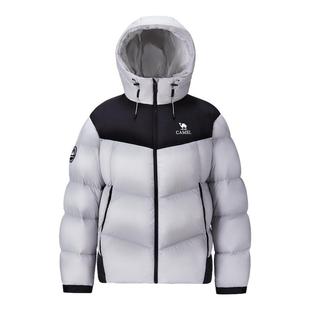 [迪丽热巴同款]骆驼火山pro鹅绒羽绒服男女冬季新款户外加厚外套