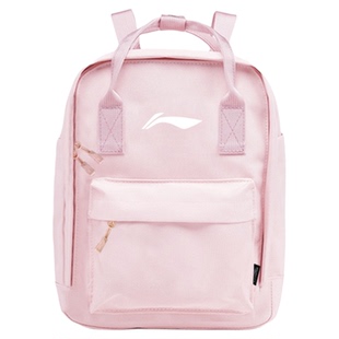 李宁双肩包女款可拎可背大容量旅行通勤电脑背包初高中学生书包