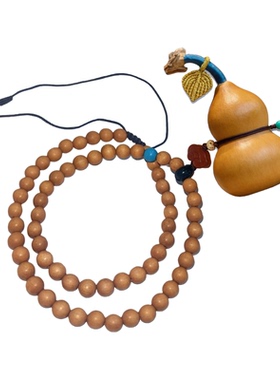 道家天然葫芦型招财摆件朱砂挂件车载车内饰品挂饰出入平安门挂饰