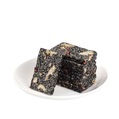黑芝麻枸杞核桃糕好吃的糕点小吃零食大全晚上营养网红饼软整箱