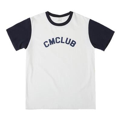 CountryMoment撞色印花短款T恤