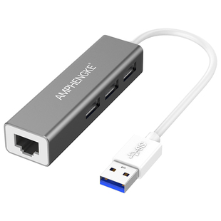 USB转网线接口网口转换器rj45千兆有线网卡typec转电脑网线转接器宽带拓展坞适用于笔记本