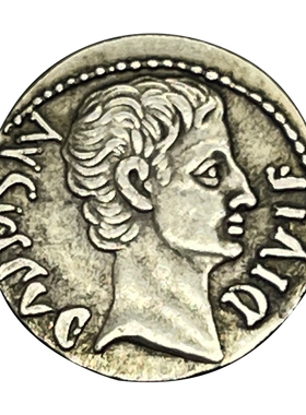 罗马皇帝奥古斯都硬币项链屋大维