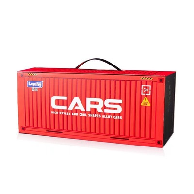 CARS合金属回力车套装皮车集装箱儿童玩具仿真汽车模型幼儿园奖品