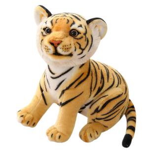 仿真老虎公仔东北虎毛绒玩具大号可爱老虎抱枕玩偶吉祥物儿童礼物