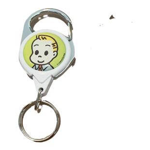 日本姆明moomin伸缩防丢挂件自动收缩绳防盗卡通便携可爱钥匙扣