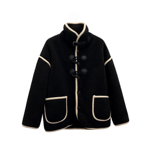 【新款上新】韩版时尚小香风睡衣套装冬季新款女三层夹棉加厚-049