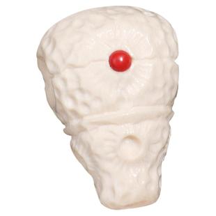 冰料原色精工猛犸牙雕刻陨石坑一体三通佛头佛珠星月手串DIY配饰