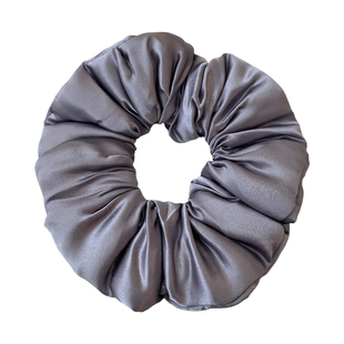 加棉枕头睡眠发圈网红同款填充棉缎面大肠发绳不伤发高丸子头发饰