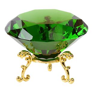 人造水晶玻璃钻石大宝石柜台桌面摆件装饰 拍摄道具饰品 生日礼物