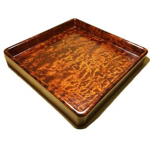 整木花梨原木长方形实木一体大托盘水杯茶盘红木文盘大漆干泡茶具