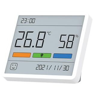 杜克TH1温湿度计室内时钟家用高精度表数显电子壁挂式仪器