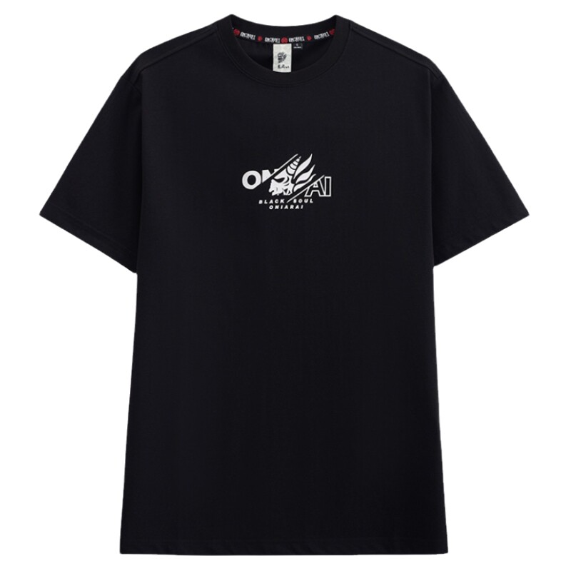 ONIARAI/鬼洗LOGO印花基础短袖T恤男女同款多色简约大气 B24U802