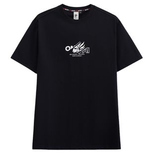 ONIARAI/鬼洗LOGO印花基础短袖T恤男女同款多色简约大气 B24U802