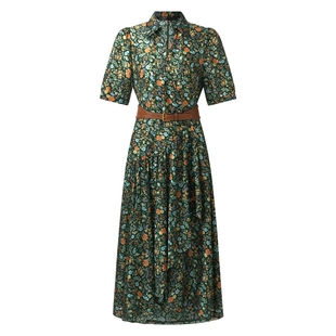 直降3折|歌莉娅连衣裙女夏季田园风穿搭巨好看碎花裙子