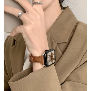 适用红米手表6/5/4/3表带青春版RedmiWatch1表带真皮小米Lite智能运动5腕带小蛮腰watch2替换带透气运动配件