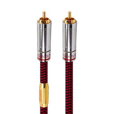 线尊-同轴音频线RCA莲花连接线