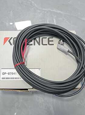 议价OP-87641：基恩士KEYENCE 夹钳式流量连接器电缆 M12L字 10ｍ